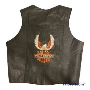 Harley Davidson leather vest